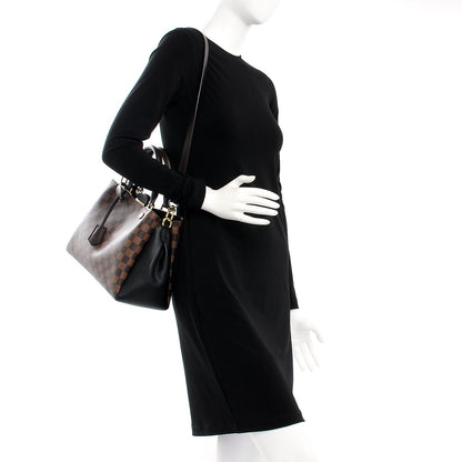 Louis Vuitton Damier Ebene Cuir Taurillon Brittany Black 2 of 9