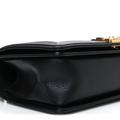 Chanel Caviar Quilted Medium Boy Flap Black 9 of 10