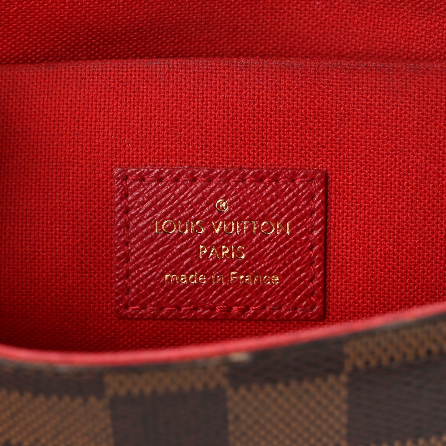 Damier Ebene Pochette Felicie Chain Wallet