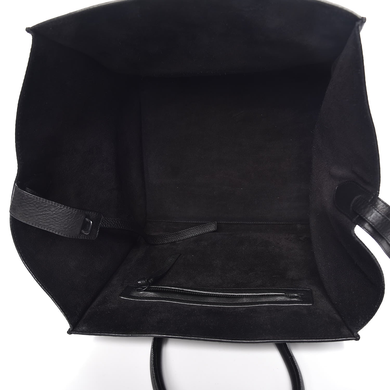 Celine Supple Calfskin Medium Phantom Luggage Black 5 of 8