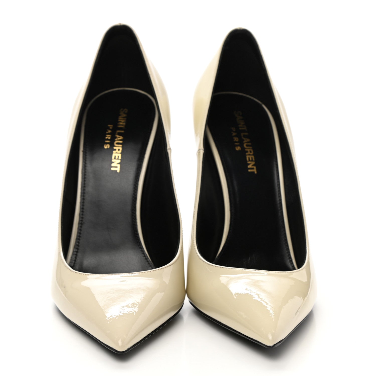 Saint Laurent Patent Opyum 110 Pumps 37.5 Neutro 2 of 9