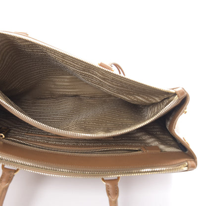 Prada Saffiano Large Galleria Double Zip Tote Caramel 5 of 23