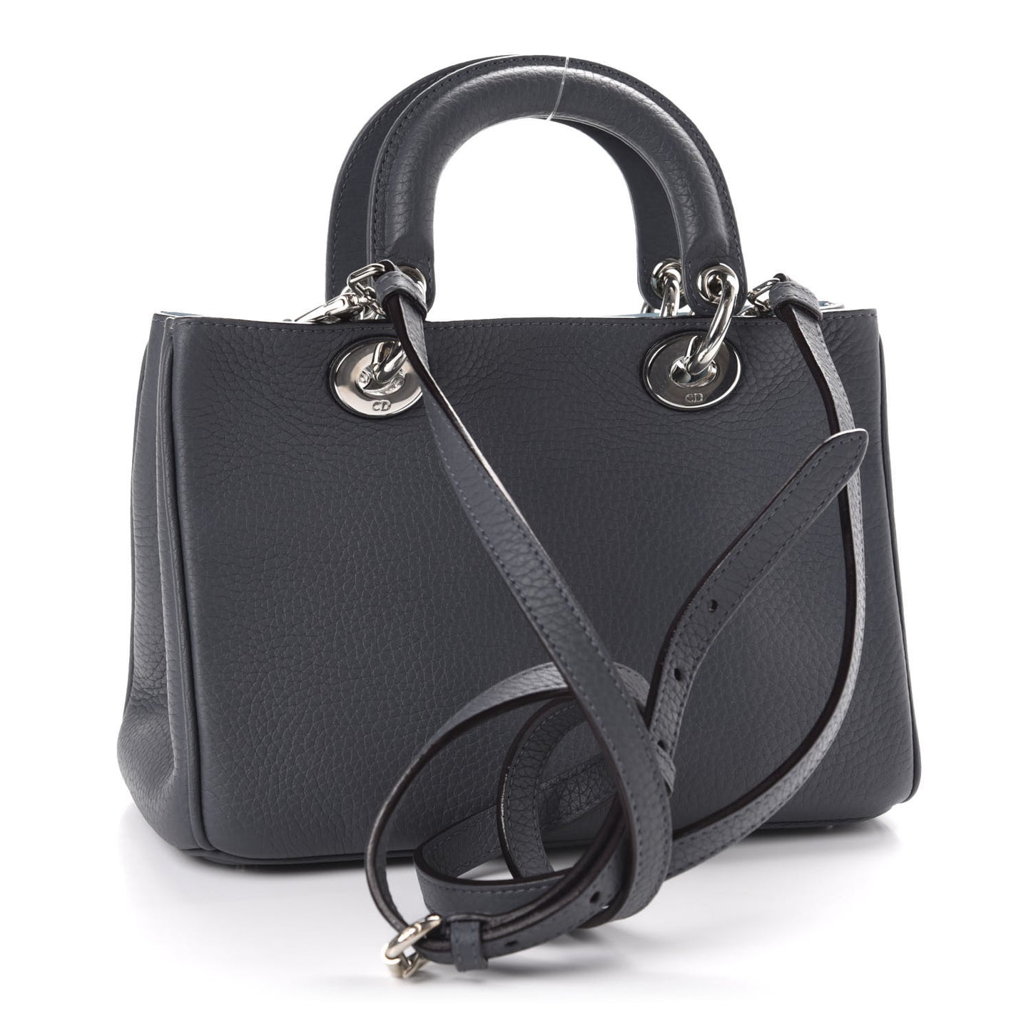 Bullcalf Mini Diorissimo Tote Grey Blue