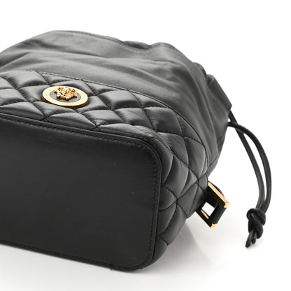 Versace Nappa Quilted Medusa Bucket Bag Black 6 of 7