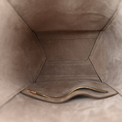 Celine Soft Grained Calfskin Sangle Bucket Bag Taupe 5 of 11