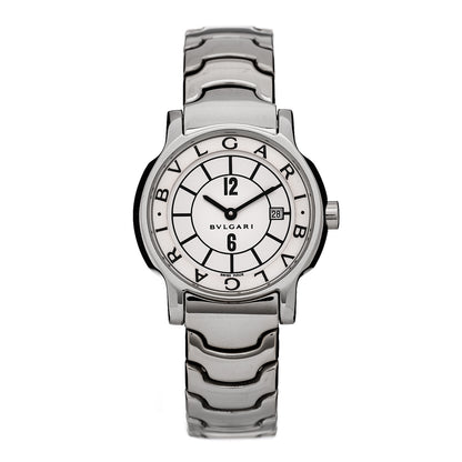 Bulgari Stainless Steel 29mm Solotempo Quartz Watch 1 of 8