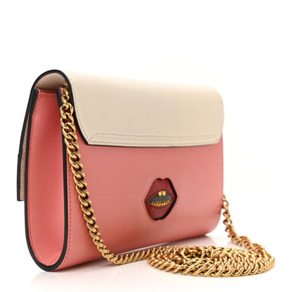 Gucci Calfskin Animalier Broadway Clutch Pink 3 of 10