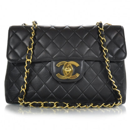 Chanel Lambskin Jumbo Flap Black 1 of 12