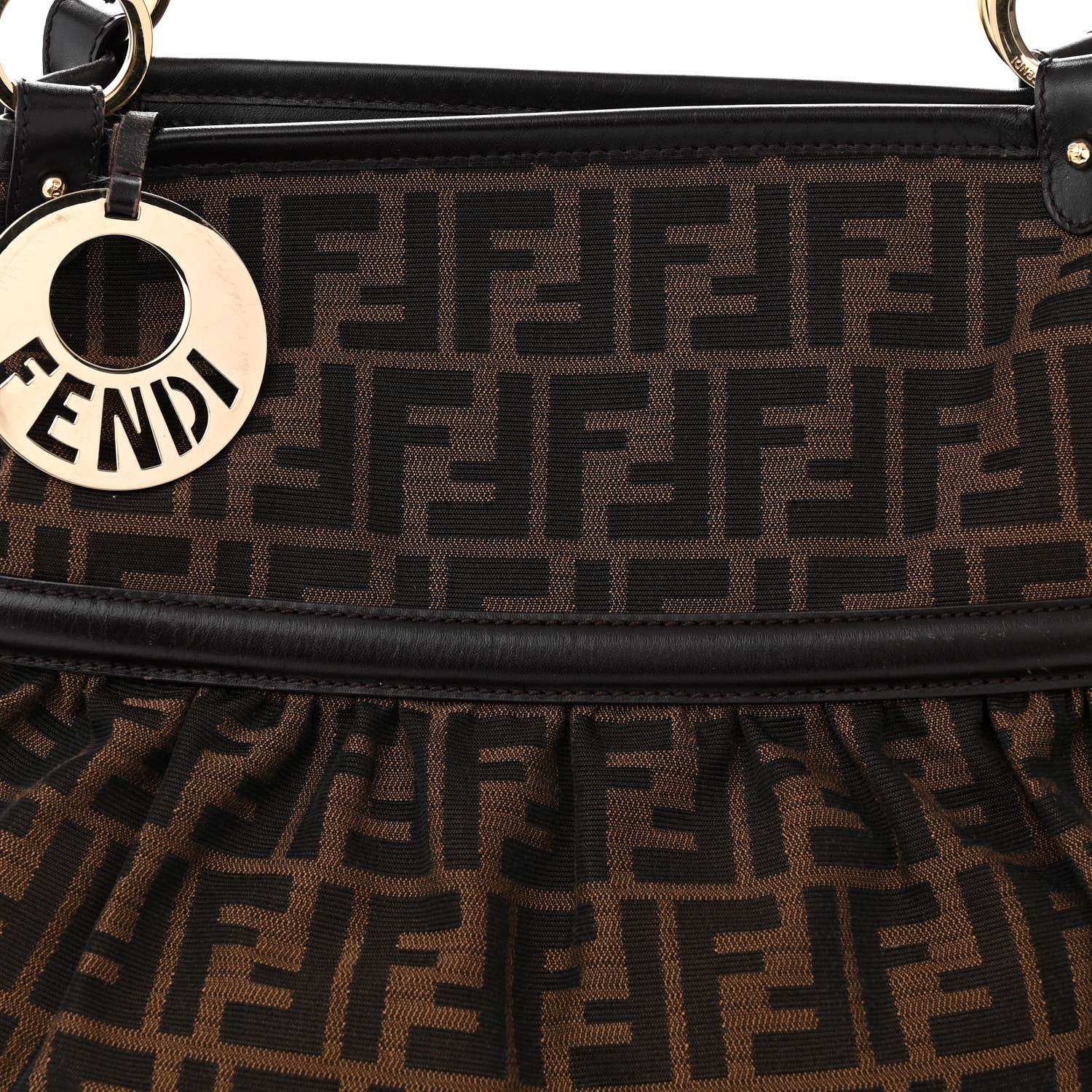 Fendi Zucca Large Chef Tote Tobacco 8 of 11