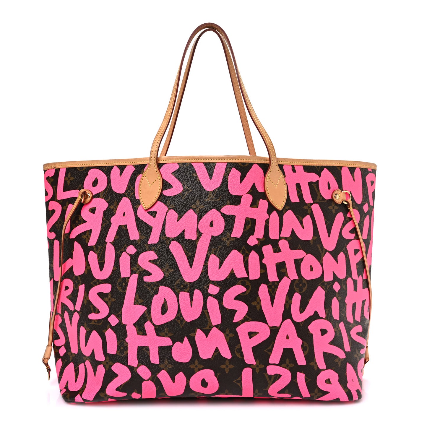 Monogram Graffiti Neverfull GM Fuchsia