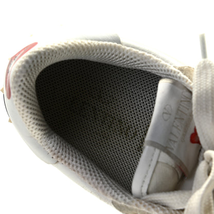 Valentino Garavani Nappa Suede Camouflage L'amour Womens Rockrunner Sneakers 35.5 Ivory 7 of 15