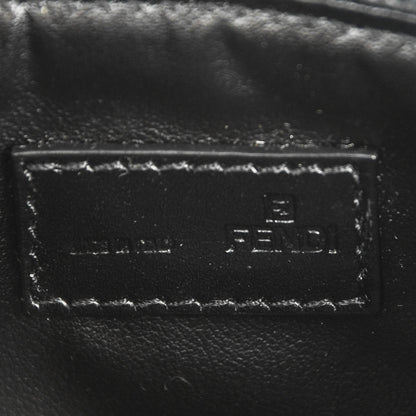 Fendi Patent FF Embossed Cosmetic Pouch Black 6 of 7