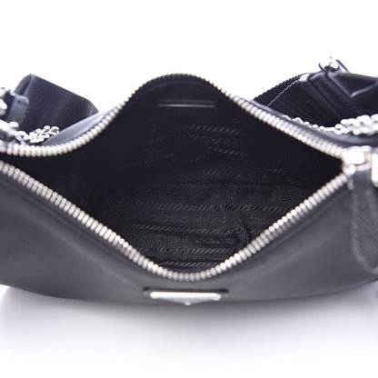 Prada Nylon Re-Edition 2005 Shoulder Bag Black 6 of 11