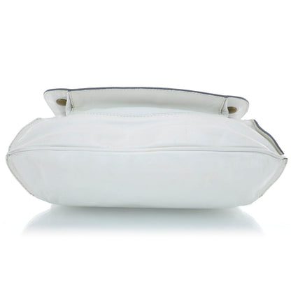 Chloe Leather Bay Tote White 6 of 9