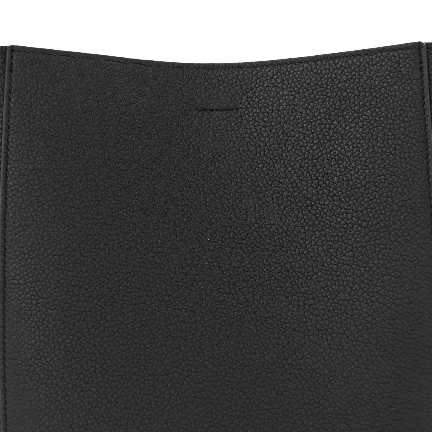 Soft Grained Calfskin Small Sangle Bucket Bag Black