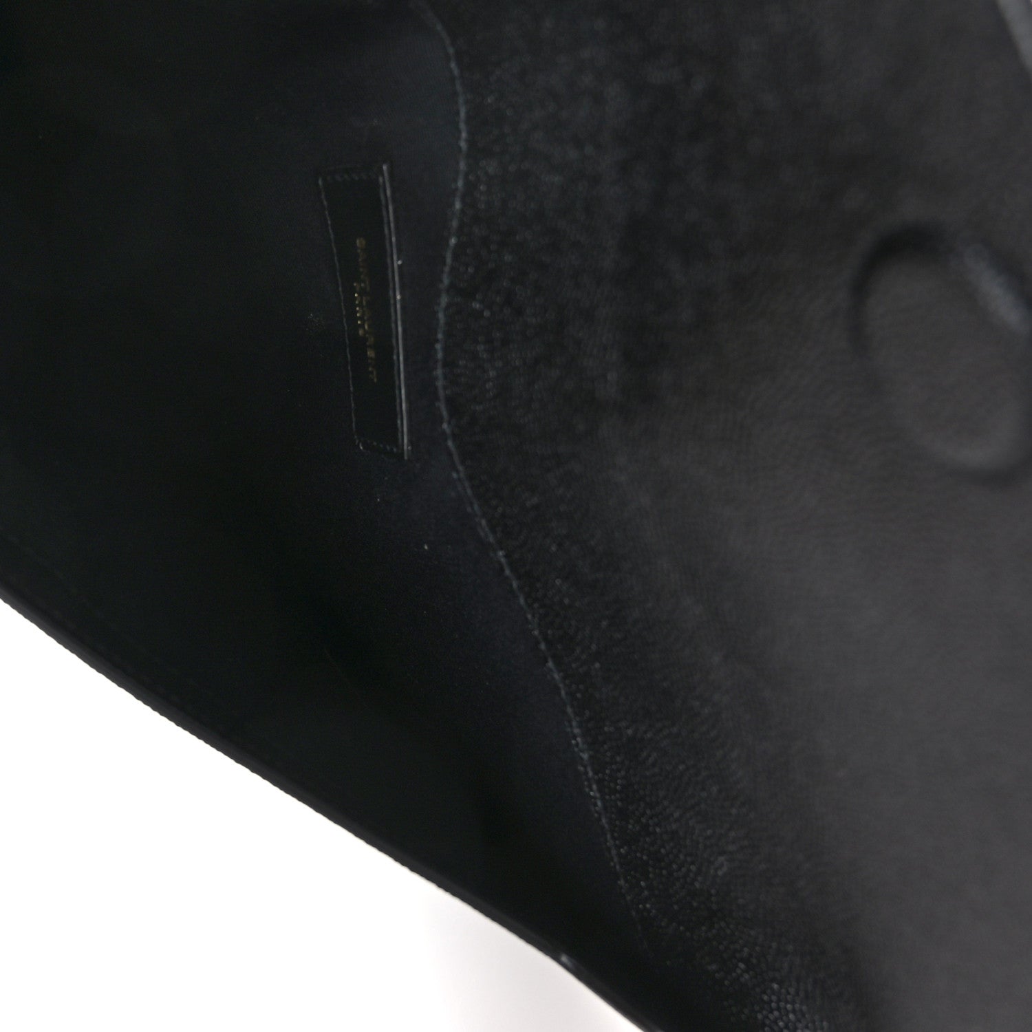 Saint Laurent Grain De Poudre Uptown Pouch Black 5 of 8