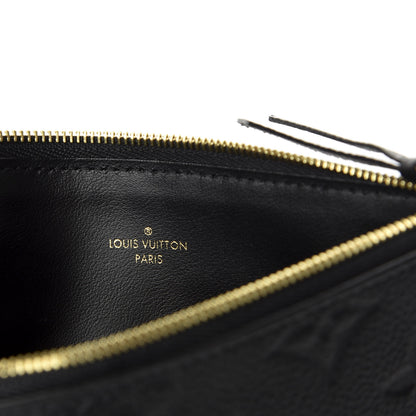 Louis Vuitton Empreinte Felicie Chain Wallet Zippered Insert Black 5 of 5