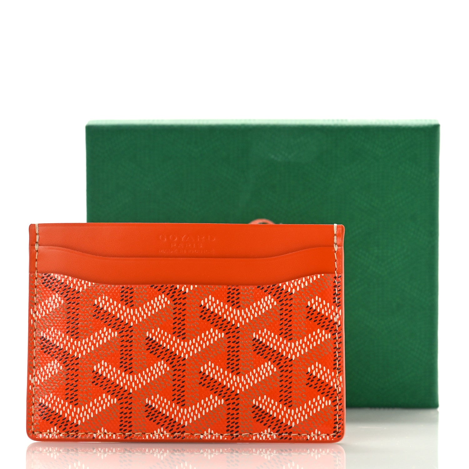 Goyard Goyardine Saint Sulpice Card Holder Orange 1333777