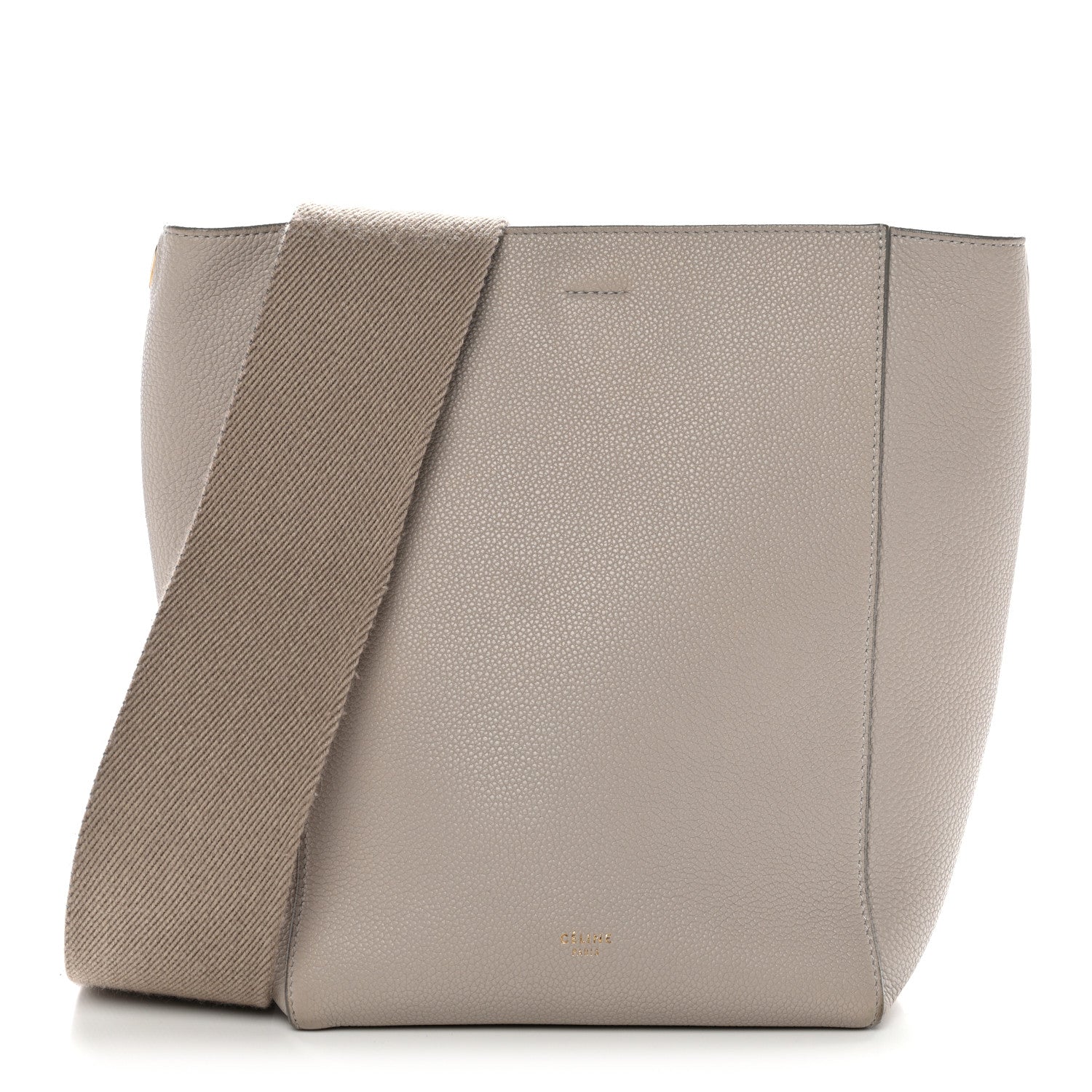 Celine Soft Grained Calfskin Small Sangle Bucket Bag Light Taupe 1 of 12