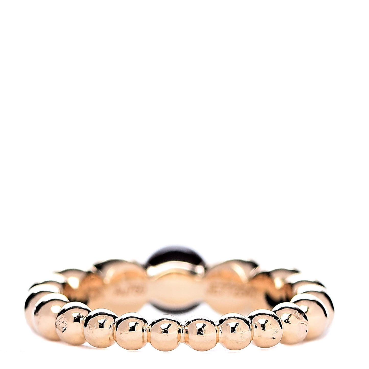 18K Yellow Gold Tiger's Eye Perlee Couleurs Variation Ring 48 4.5