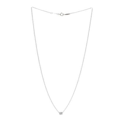 Tiffany Platinum Diamond .14ct Elsa Peretti Diamonds by the Yard Pendant Necklace 3 of 6