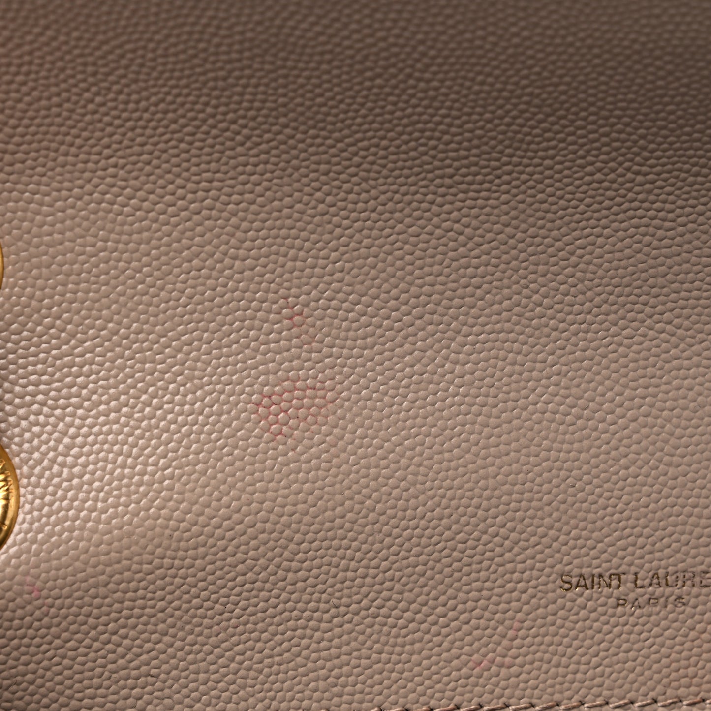 Grain De Poudre Textured Mixed Matelasse Medium Triquilt Monogram Satchel Dark Beige