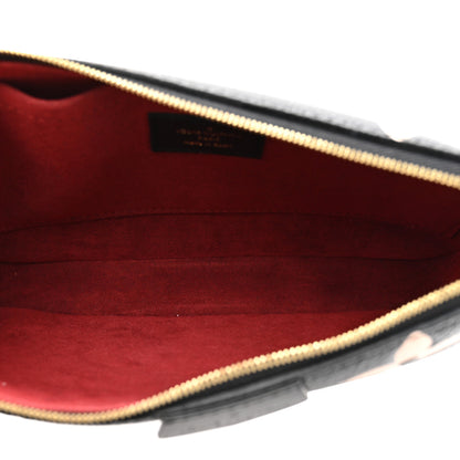 Louis Vuitton Empreinte Monogram Giant Multi Pochette Accessories Black Beige 6 of 10