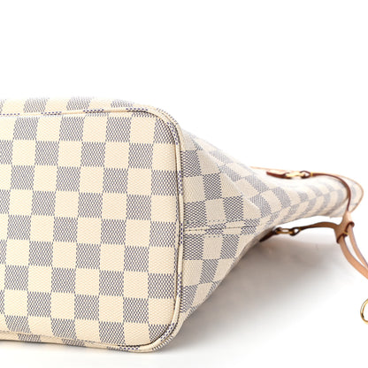 Louis Vuitton Damier Azur Neo Neverfull MM Rose Ballerine 9 of 11