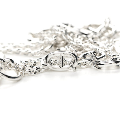 Hermes Sterling Silver Farandole Necklace 120 4 of 5