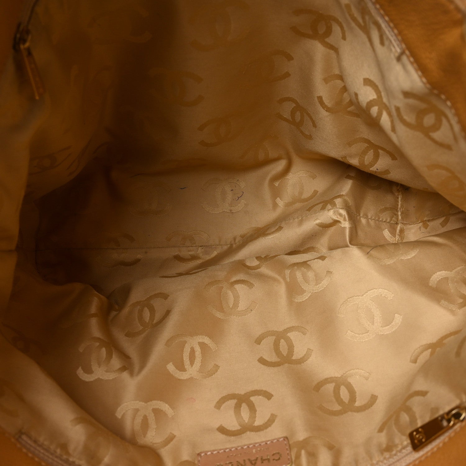 Chanel Caviar CC Timeless Shopping Tote Beige 5 of 11