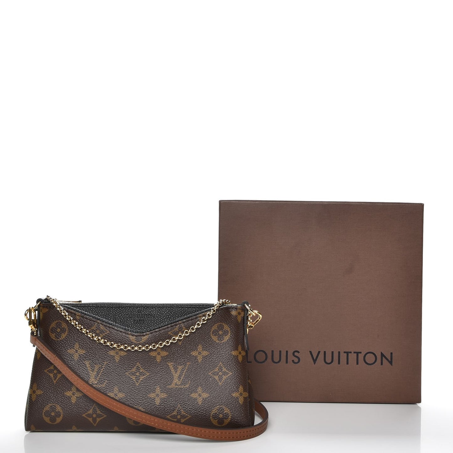 Monogram Pallas Clutch Black