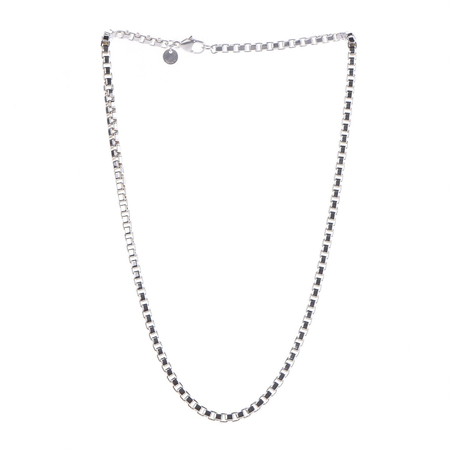 Sterling Silver 4mm Venetian Link Necklace