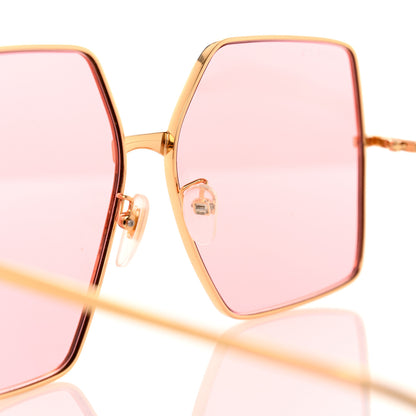 Gucci Square Frame GG0536S Sunglasses Gold 9 of 9