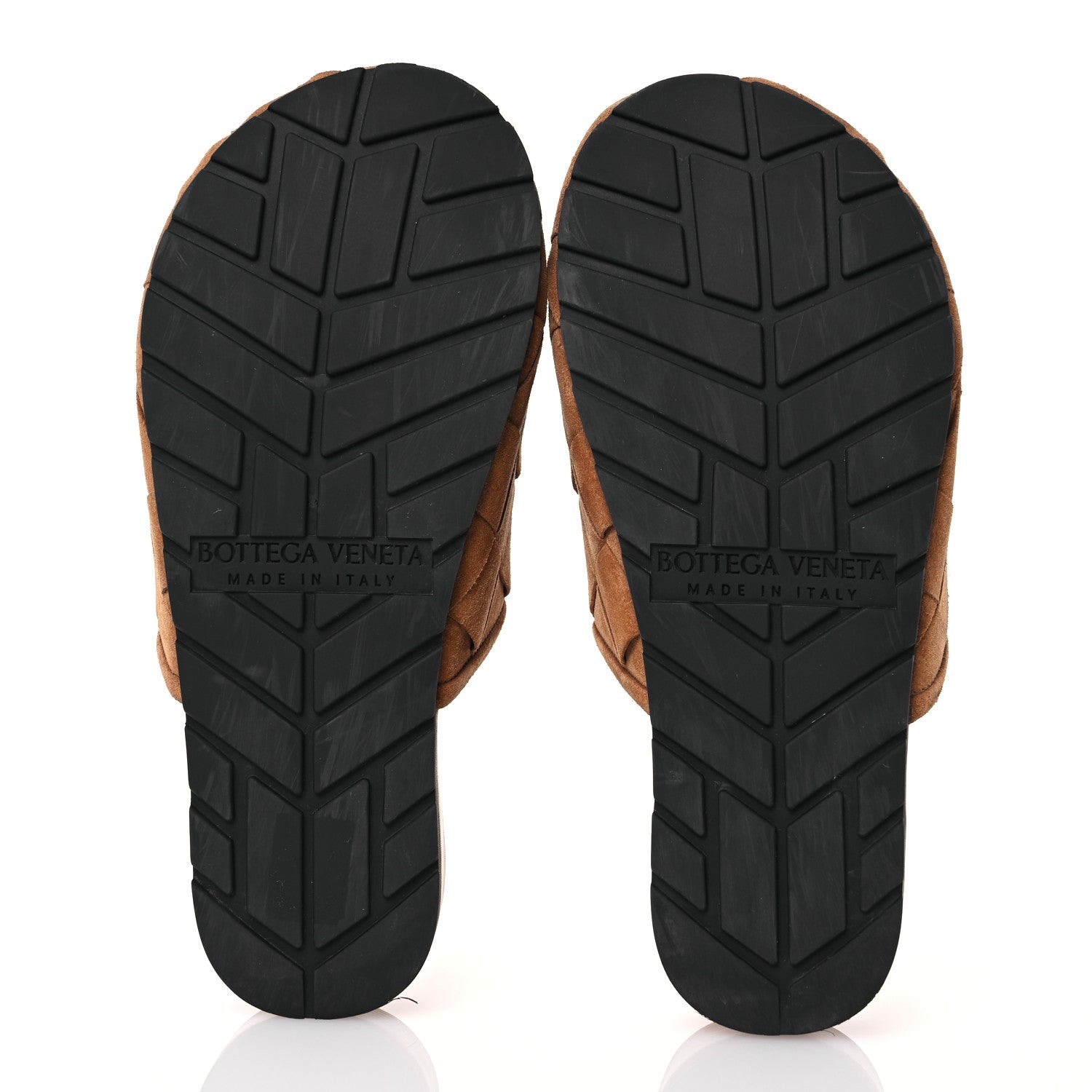 Bottega Veneta Suede Intrecciato Reggie Mules 38 Caramel 6 of 17