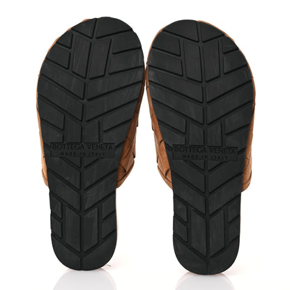 Bottega Veneta Suede Intrecciato Reggie Mules 38 Caramel 6 of 17