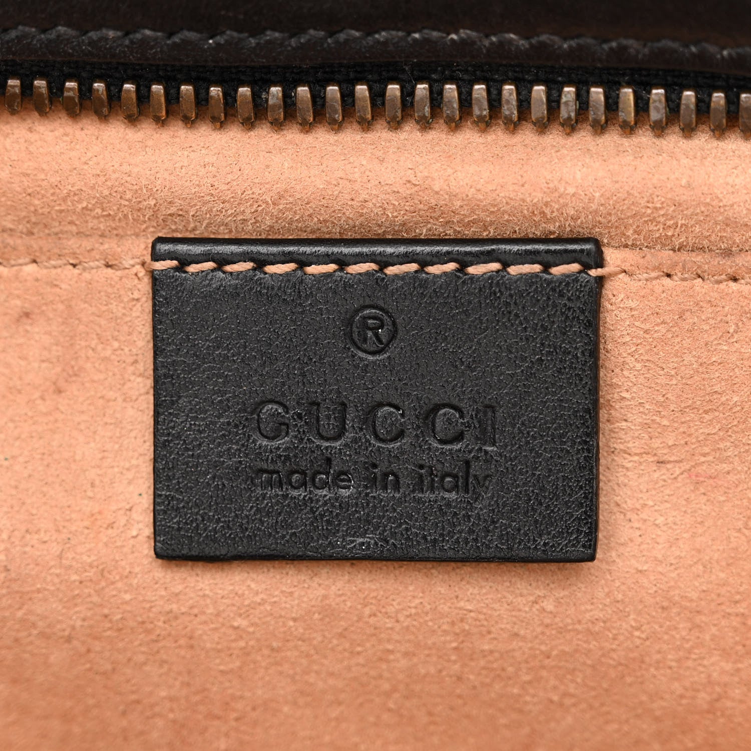 Gucci Calfskin Matelasse Small GG Marmont Chain Shoulder Bag Black 6 of 16