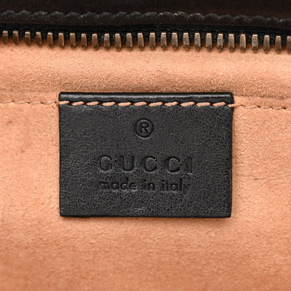 Gucci Calfskin Matelasse Small GG Marmont Chain Shoulder Bag Black 6 of 16