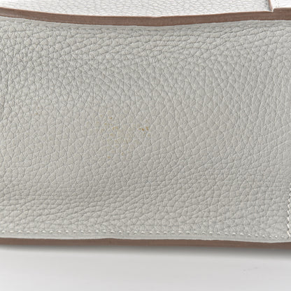 Hermes Taurillon Clemence Halzan 31 Gris Perle 16 of 17