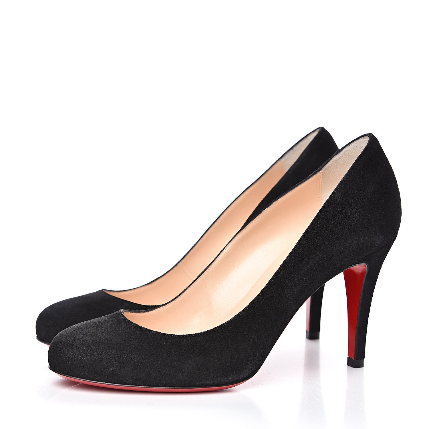 Christian Louboutin Veau Velours Ron Ron 85 Pumps 36 Black 3 of 11