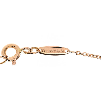 Tiffany 18K Rose Gold Diamond .17ct Elsa Peretti Diamonds by the Yard Pendant Necklace 4 of 8