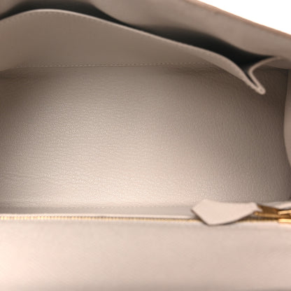 Hermes Epsom Kelly Sellier 25 Gris Pale 5 of 10