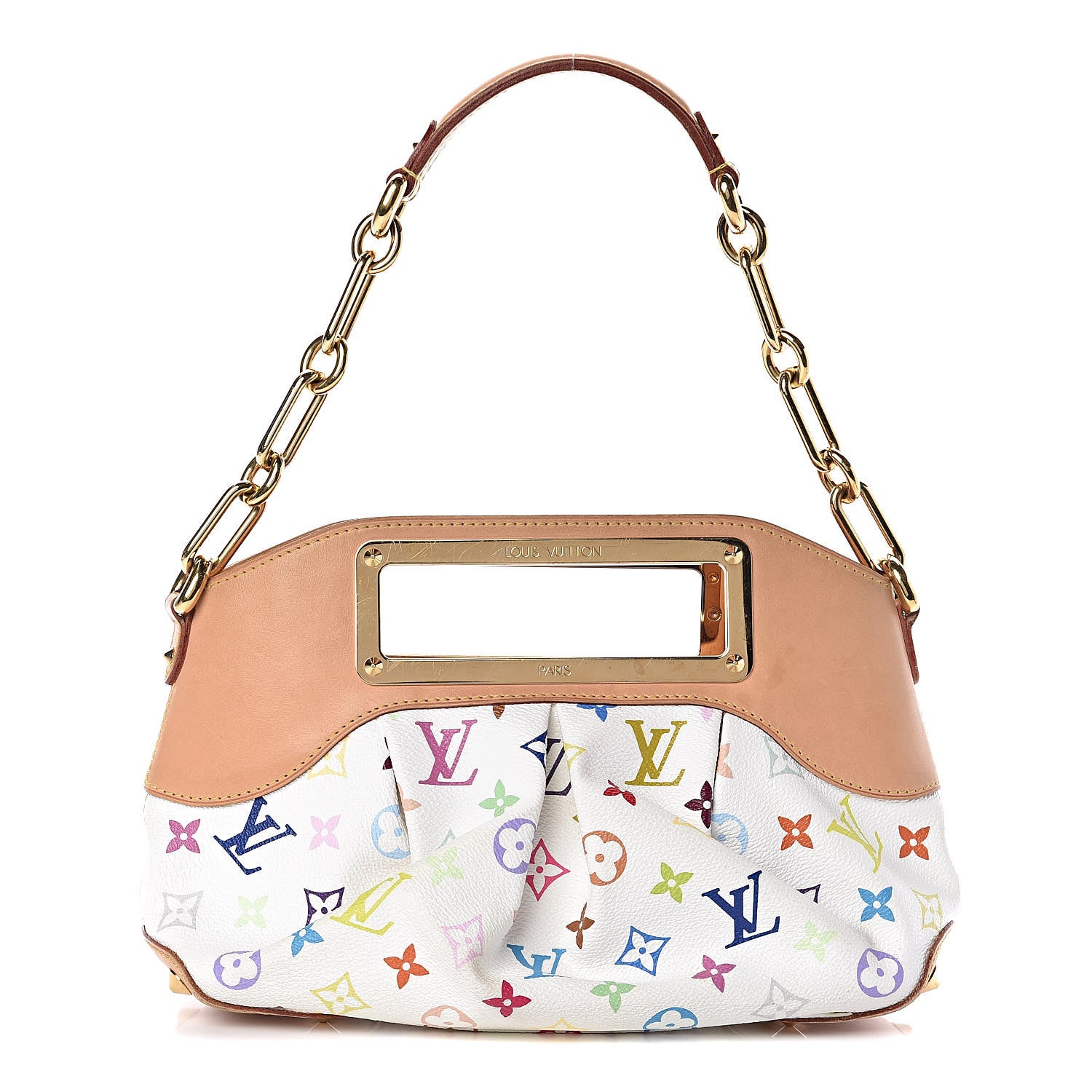 Louis Vuitton Monogram Multicolor Judy PM White 1 of 9