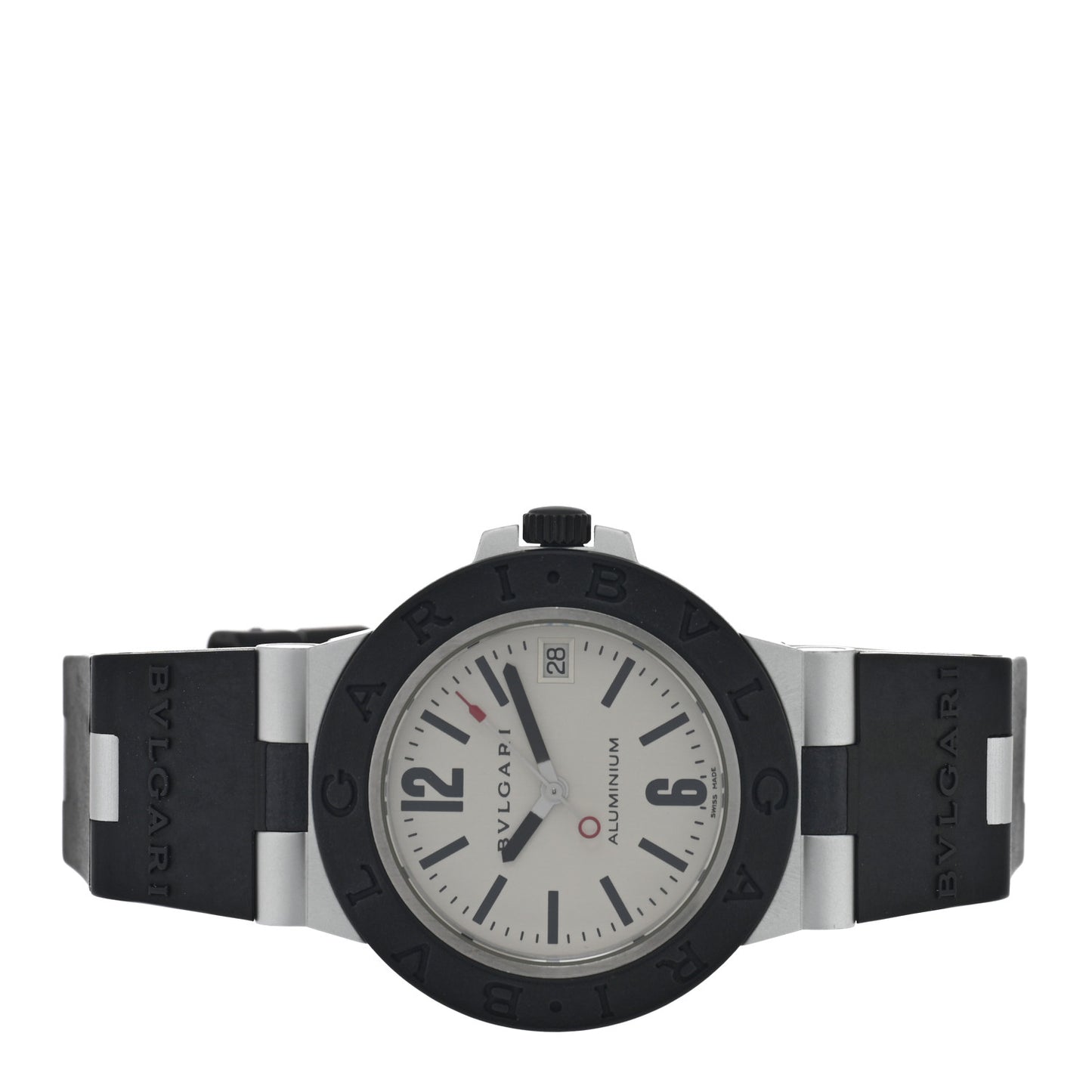 Aluminum Rubber 38mm Diagono Quartz Watch