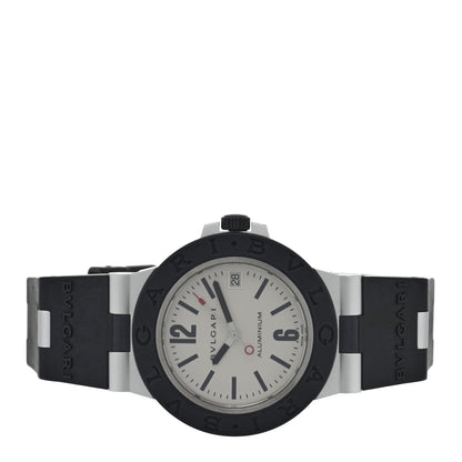 Bulgari Aluminum Rubber 38mm Diagono Quartz Watch 2 of 4