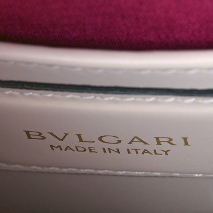 Bulgari Calfskin Serpenti Forever Top Handle White 6 of 8