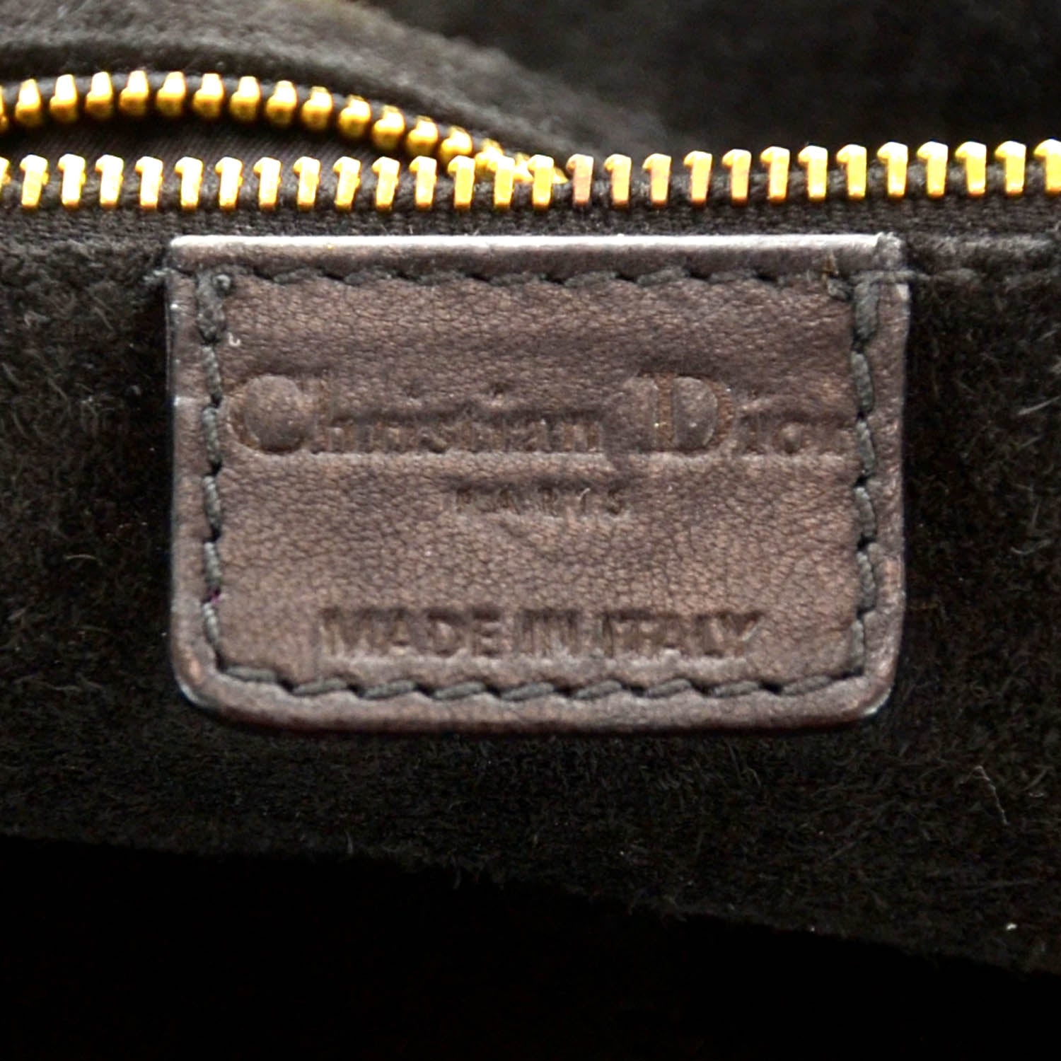 Christian Dior Lambskin Cannage Shopper Tote Black 5 of 8