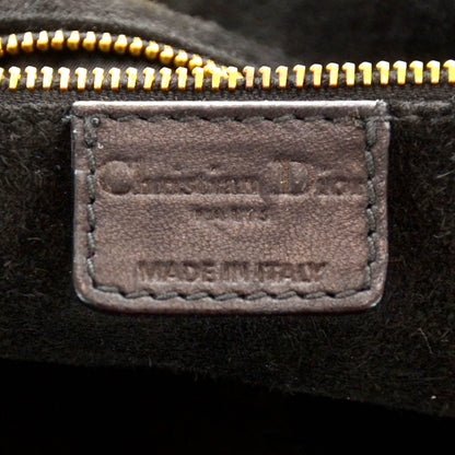 Christian Dior Lambskin Cannage Shopper Tote Black 5 of 8