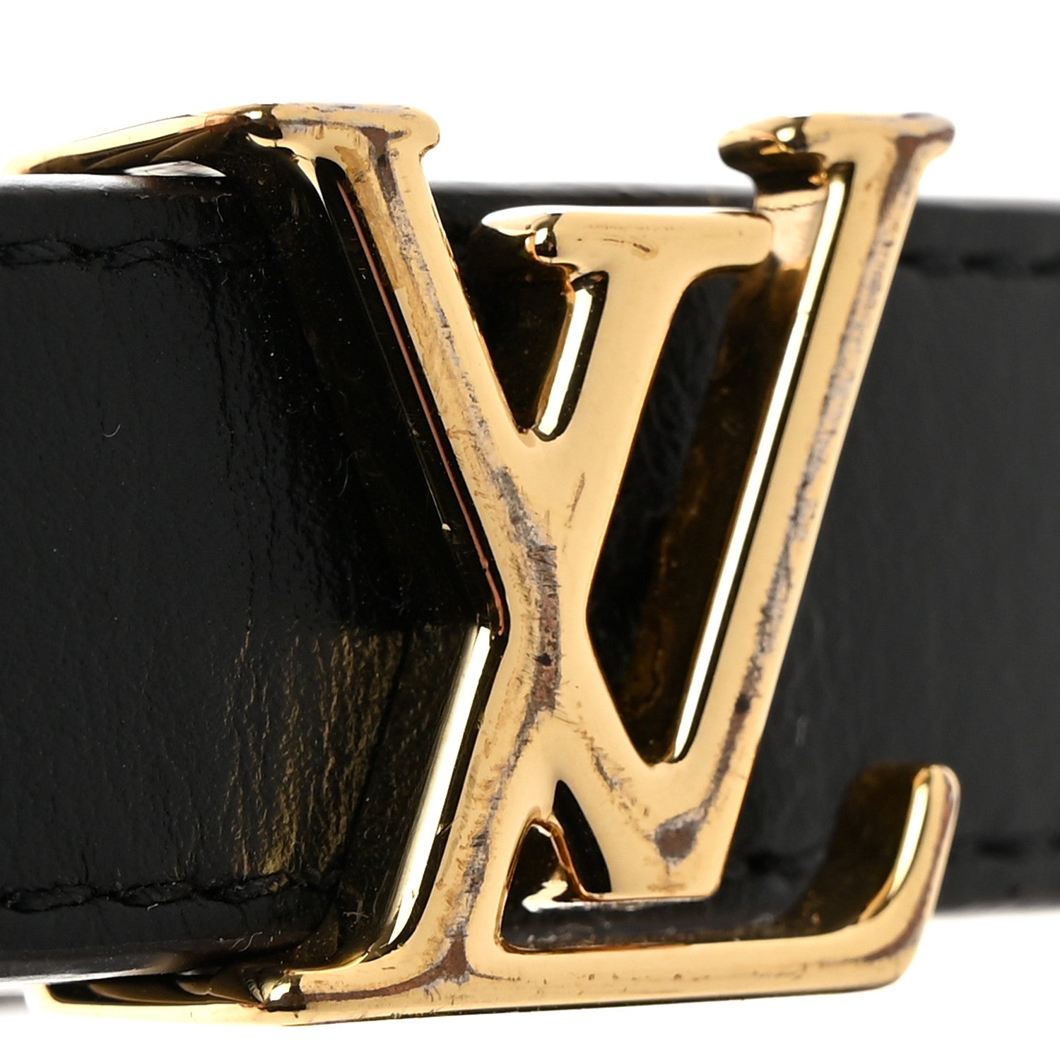 Louis Vuitton Calfskin Monogram 20mm LV Iconic Reversible Belt 65 26 Black 8 of 8