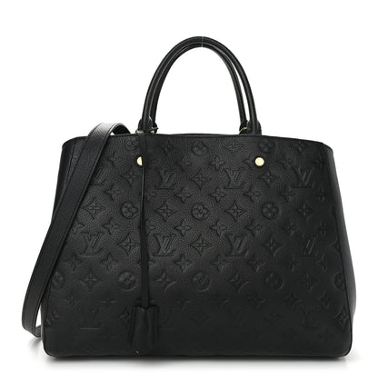 Louis Vuitton Empreinte Montaigne GM Black 1 of 9