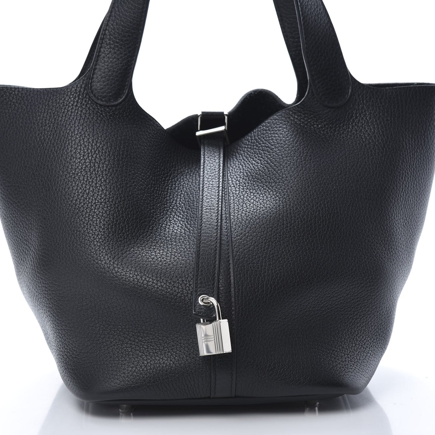Taurillon Clemence Picotin Lock 22 MM Black